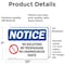 Signmission No Soliciting No Trespassing Sign, Vinyl Decal, 10in W x 7in L, 2PK OS-2PACK-NS-D-710-L-14831 - alternate 5